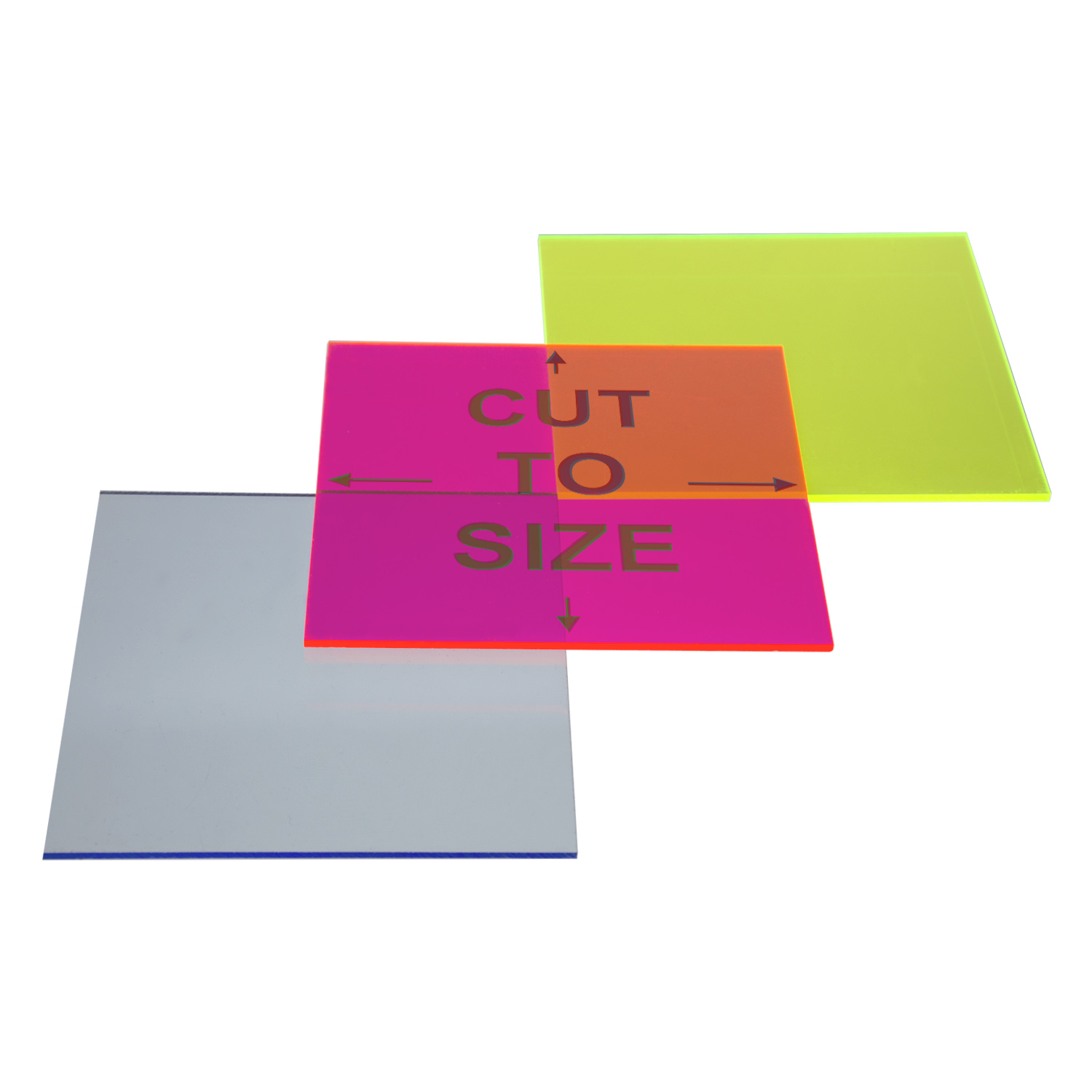 Fluorescent Acrylic Sheets | Cut-to-Size | Acme Plastics